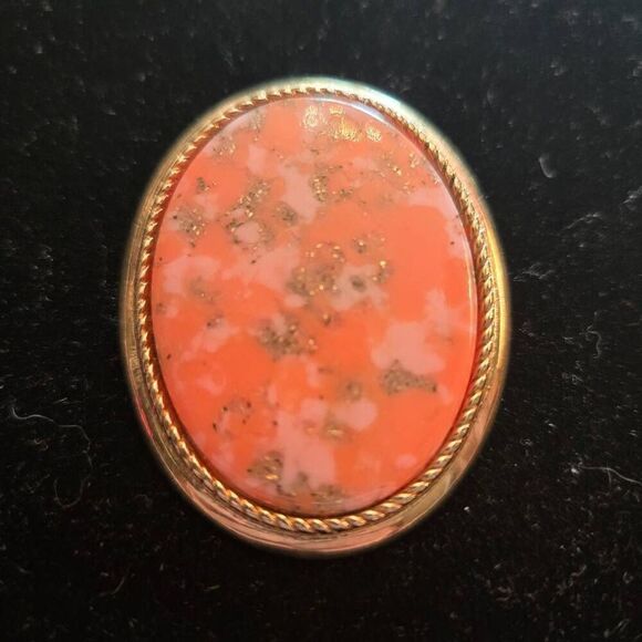 Sarah Coventry Coraline Pendant Brooch Pin 70s - Picture 1 of 7
